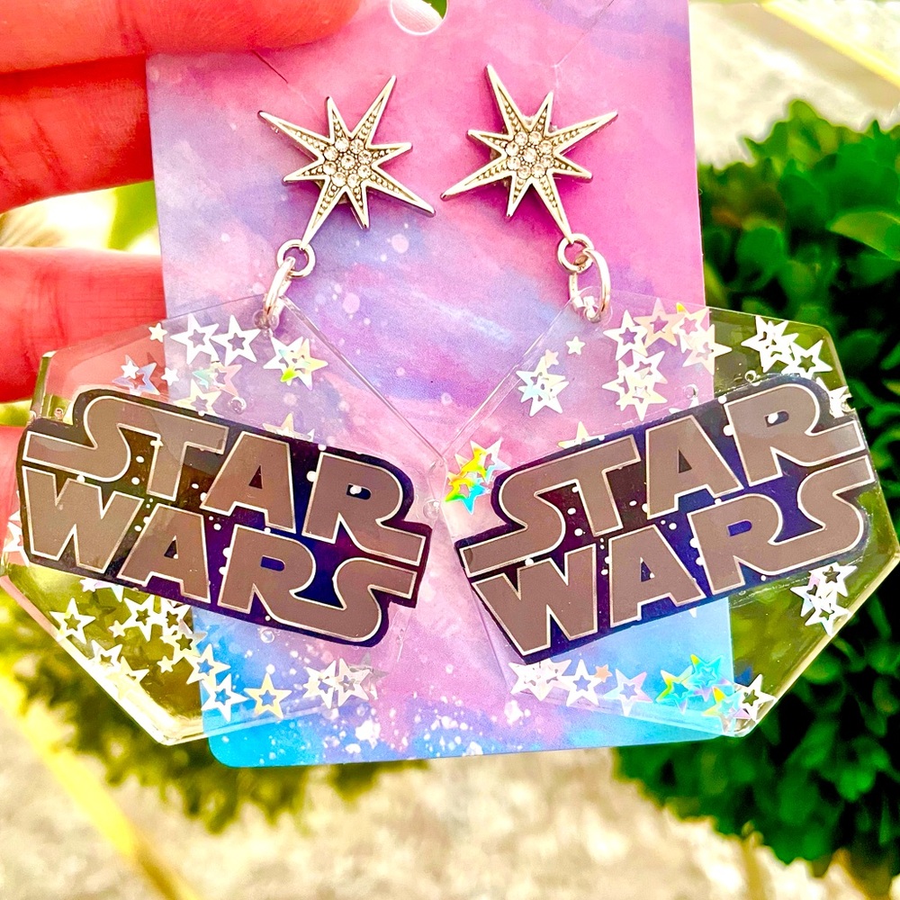 Star Wars Acrylic Dangle Earrings